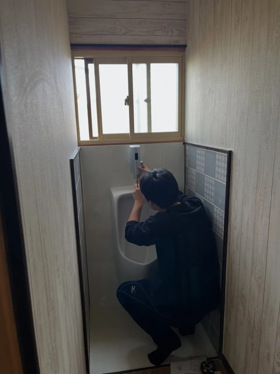 🚽【中泊町|小便器交換・完成!】